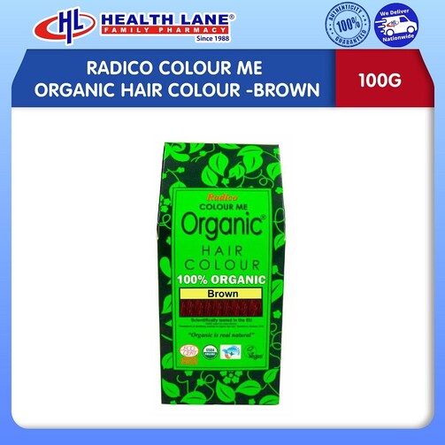 RADICO COLOUR ME ORGANIC HAIR COLOUR 100G-BROWN